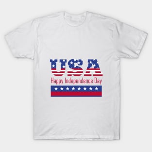 Happy Independence Day USA - Funny Gift For Women ,Men ,Friend T-Shirt